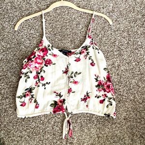 FOREVER 21 Floral Crop Top